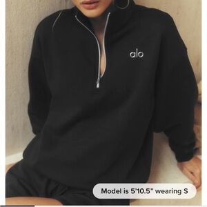 Alo accolade 1/4 zip size xs